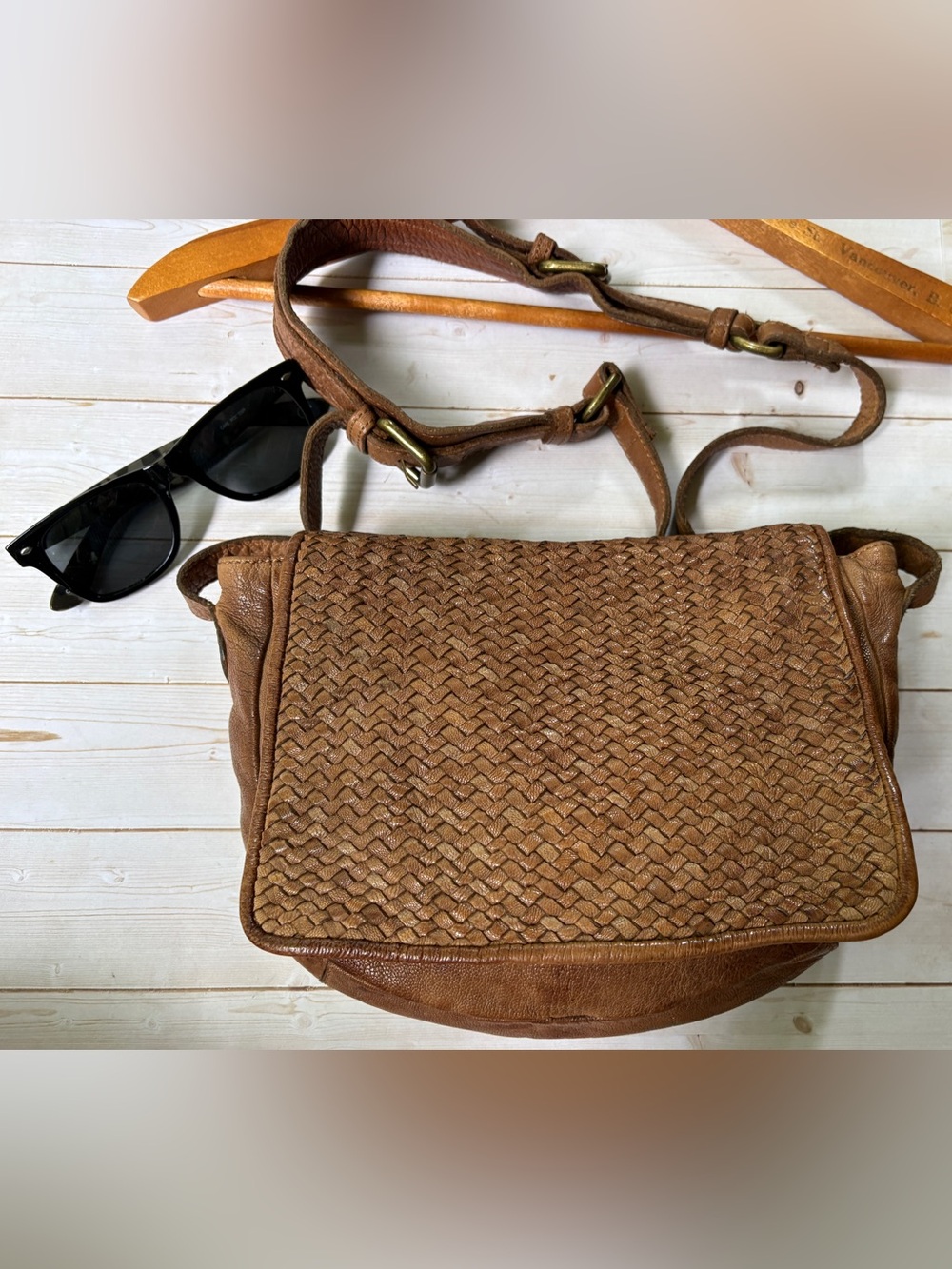 Massimo Dutti leather bag